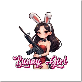 Tactical Bunny Girl Posters and Art